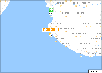 map of Campoli