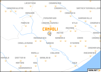 map of Campoli