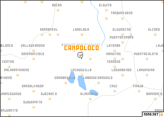 map of Campo Loco