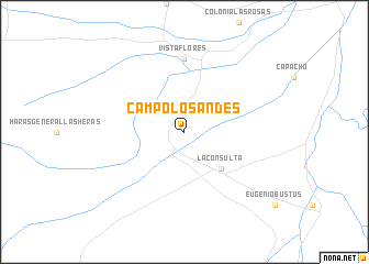 map of Campo Los Andes