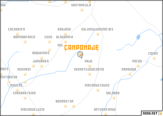 map of Campo Majé