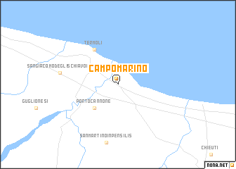 map of Campomarino