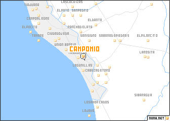 map of Campo Mio