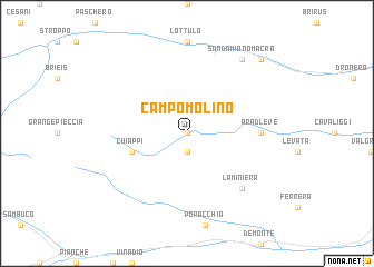 map of Campo Molino