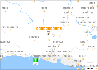 map of Campomorone