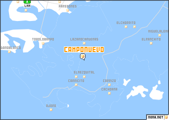 map of Campo Nuevo