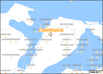 map of Campo Nuevo