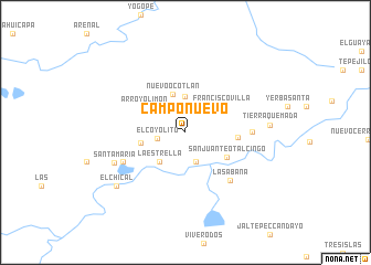 map of Campo Nuevo