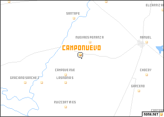 map of Campo Nuevo