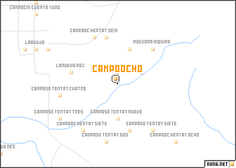 map of Campo Ocho