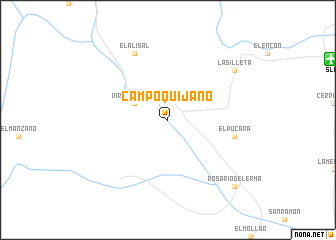 map of Campo Quijano