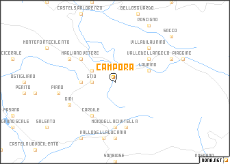 map of Campora