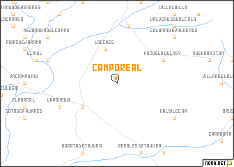 map of Campo Real