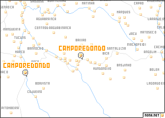 map of Campo Redondo