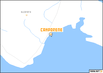 map of Campo René