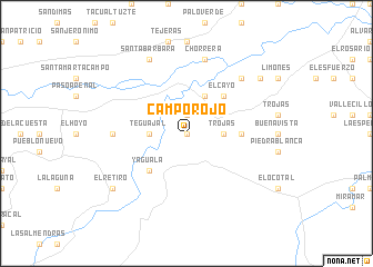 map of Campo Rojo