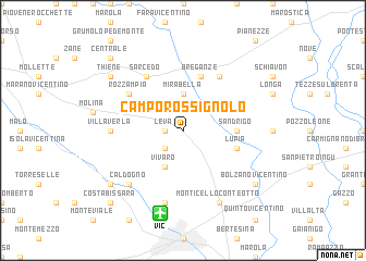 map of Campo Rossignolo