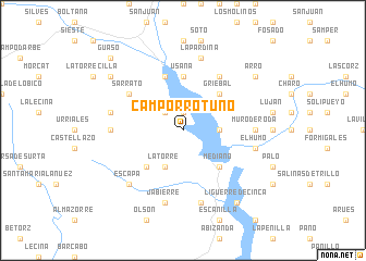 map of Camporrotuno