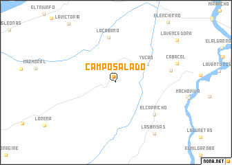 map of Campo Salado