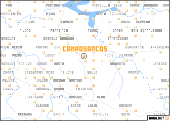 map of Camposancos