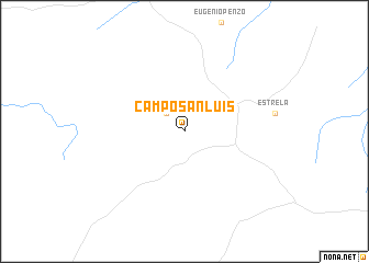 map of Campo San Luis