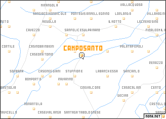 map of Camposanto