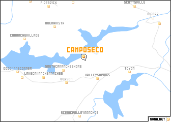 map of Campo Seco