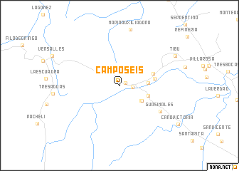 map of Campo Seis