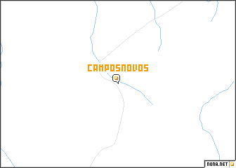 map of Campos Novos