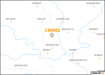 map of Campos