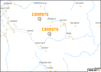 map of Campote