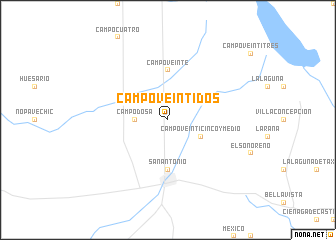 map of Campo Veintidos