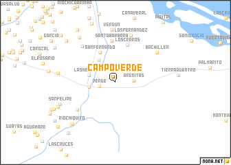 map of Campo Verde