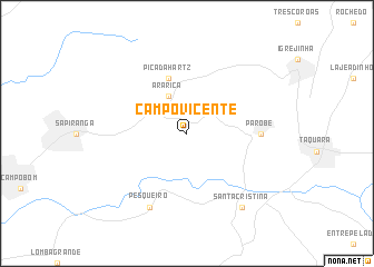 map of Campo Vicente