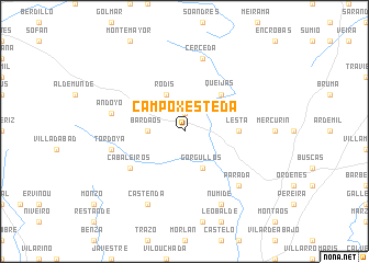 map of Campo-Xesteda