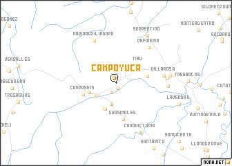 map of Campoyuca