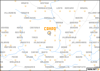 map of Campo