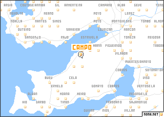 map of Campo