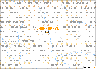 map of Camp Papaye