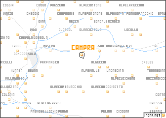 map of Campra