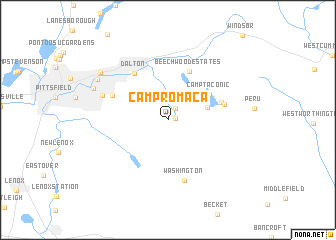 map of Camp Romaca