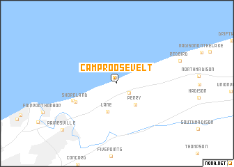 map of Camp Roosevelt