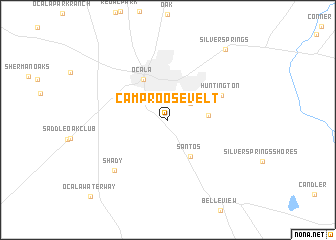 map of Camp Roosevelt