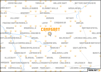 map of Campsart