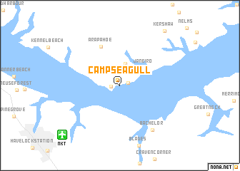 map of Camp Seagull