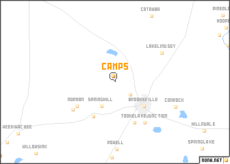 map of Camps