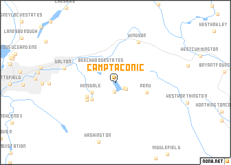 map of Camp Taconic