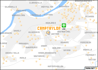 map of Camp Taylor