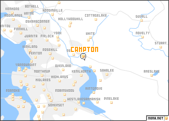 map of Campton