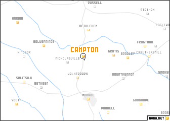 map of Campton